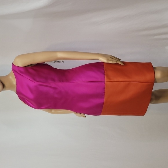 B Michael America Satin Color Block Dress - Picture 17 of 17